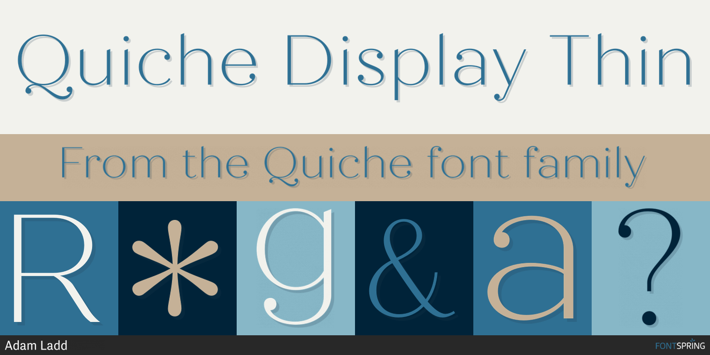 Download Similar Fonts To Quiche Fontspring PSD Mockup Templates