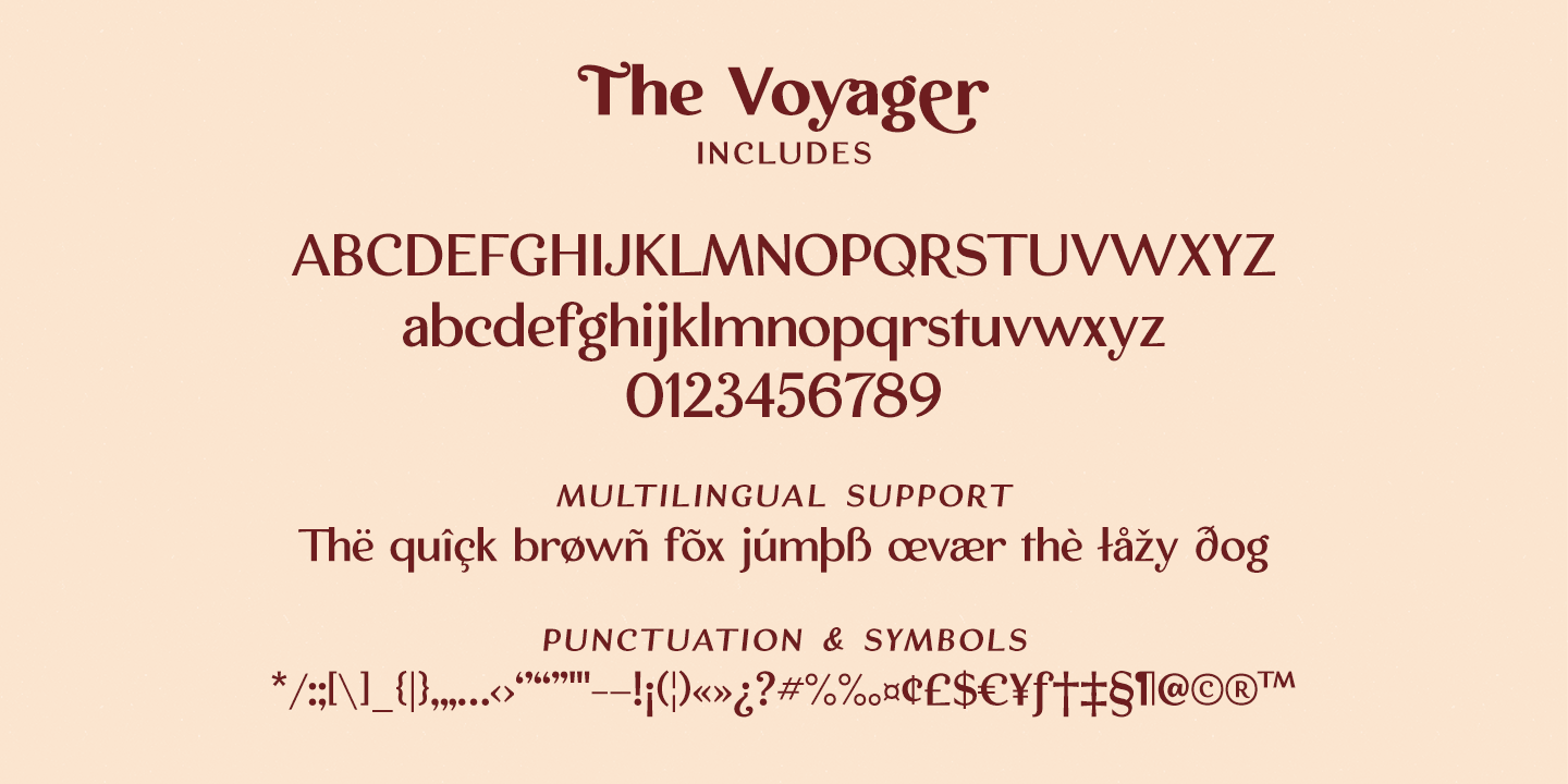 the voyager regular font free download