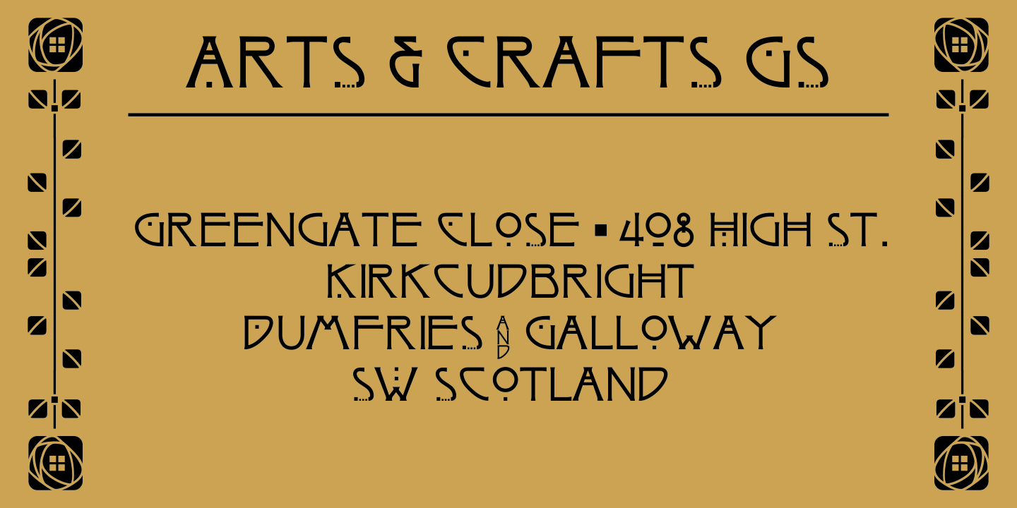 Arts and Crafts-GS Font | Fontspring