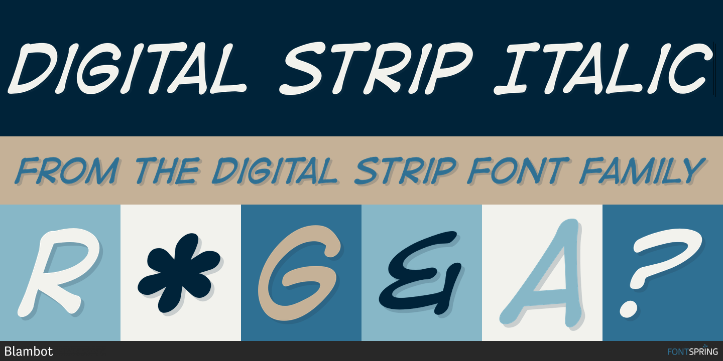 Digital Strip Font | Fontspring