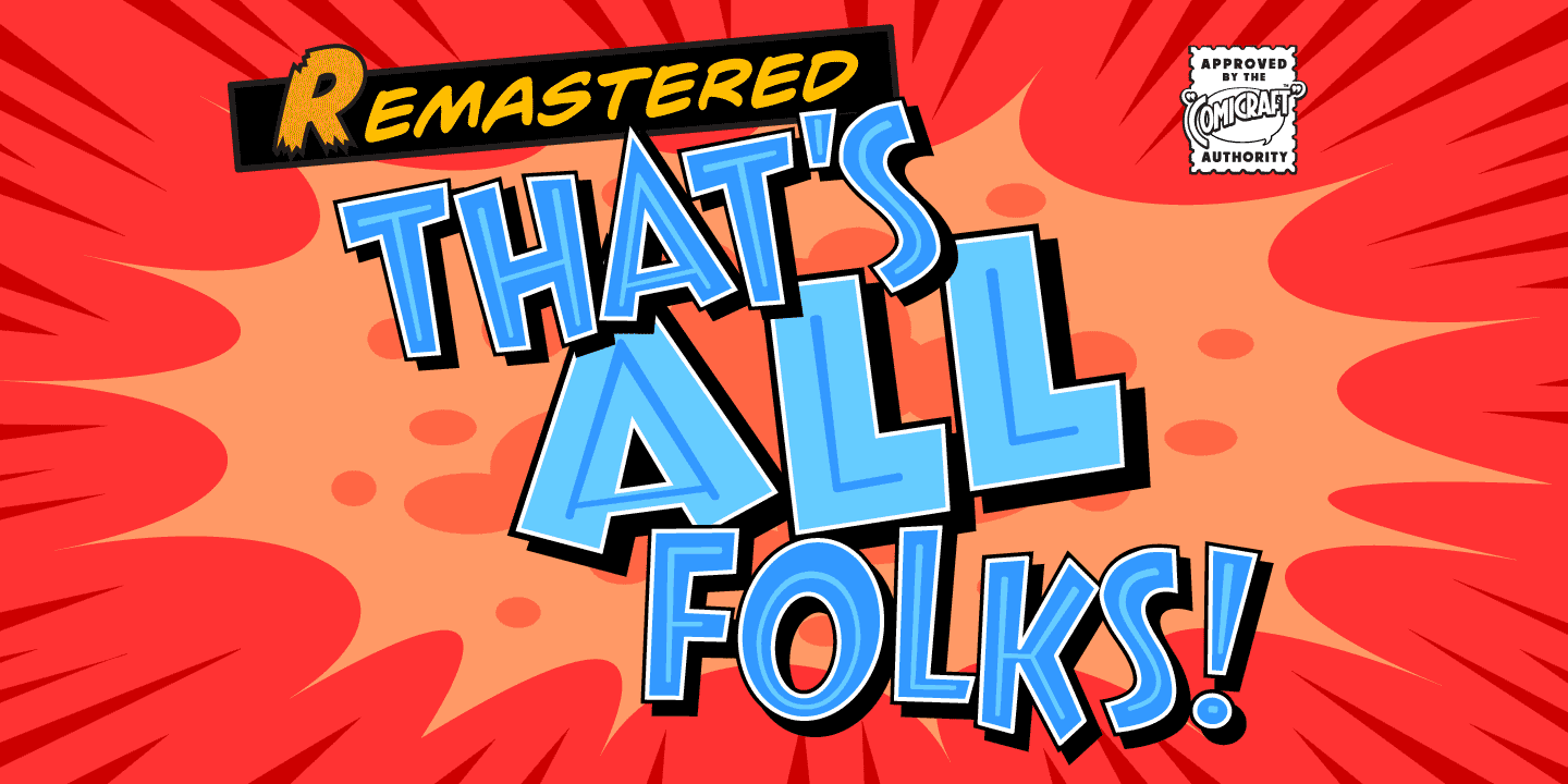 That's All Folks Font | Fontspring