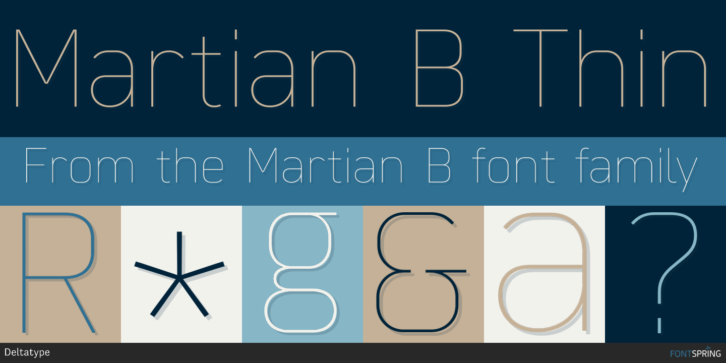 Similar Fonts To Martian B | Fontspring