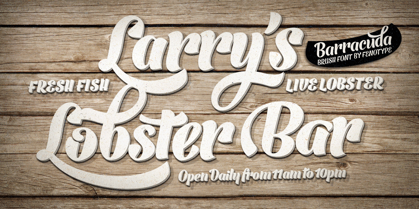 Barracuda Font Fontspring