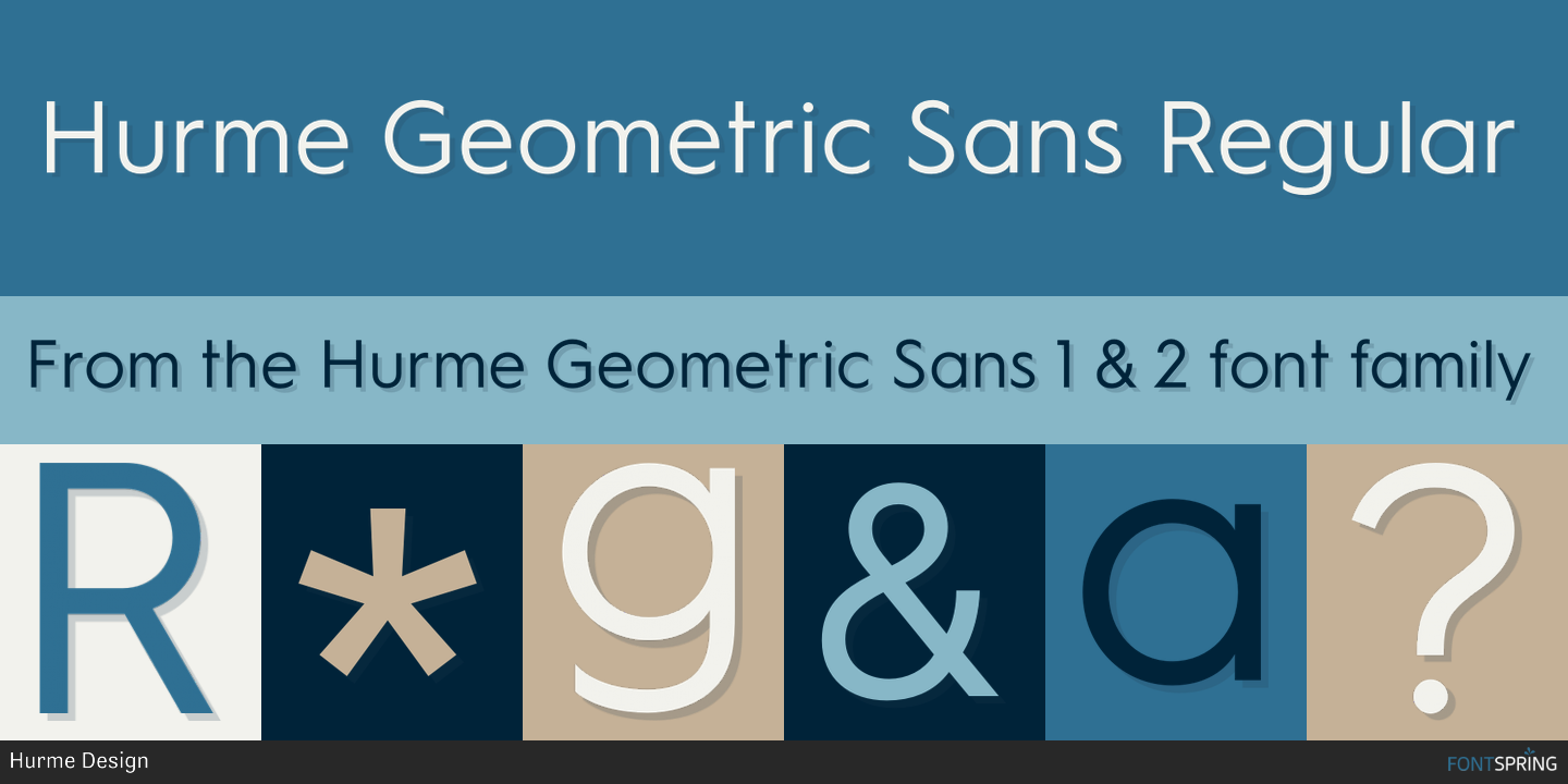 hurme geometric sans 1 & 2 by hurme