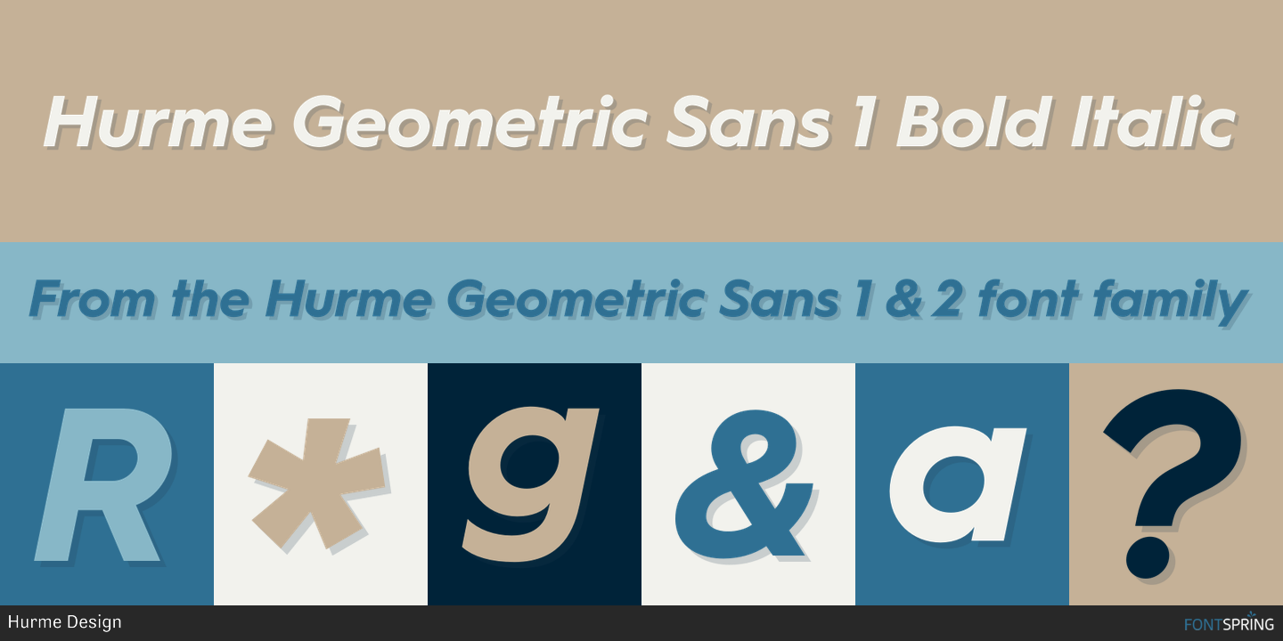 hurme geometric sans 1 bold font