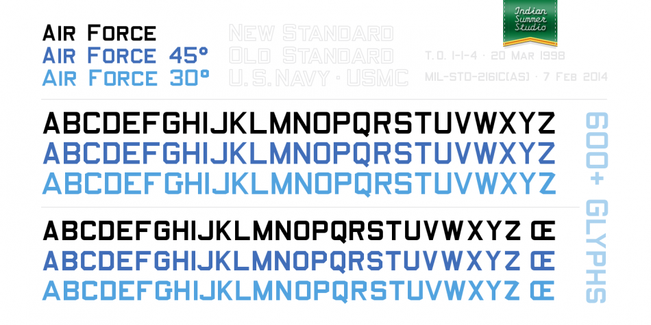 Air Force Font | Fontspring