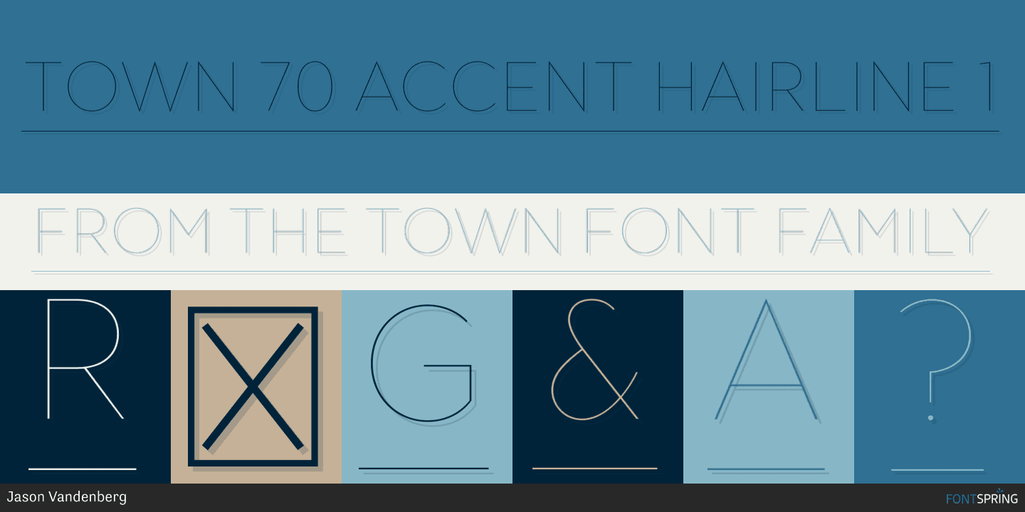 town 70 accent font free download