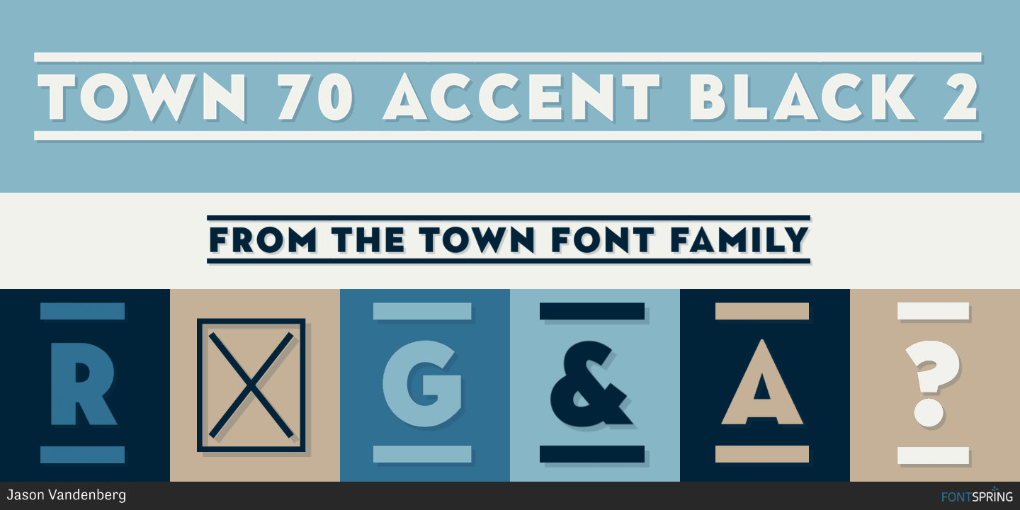 Town 70 accent bold 1 font free download