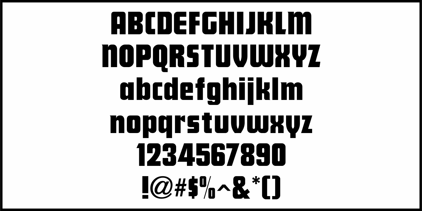 Display Board Jnl Font 