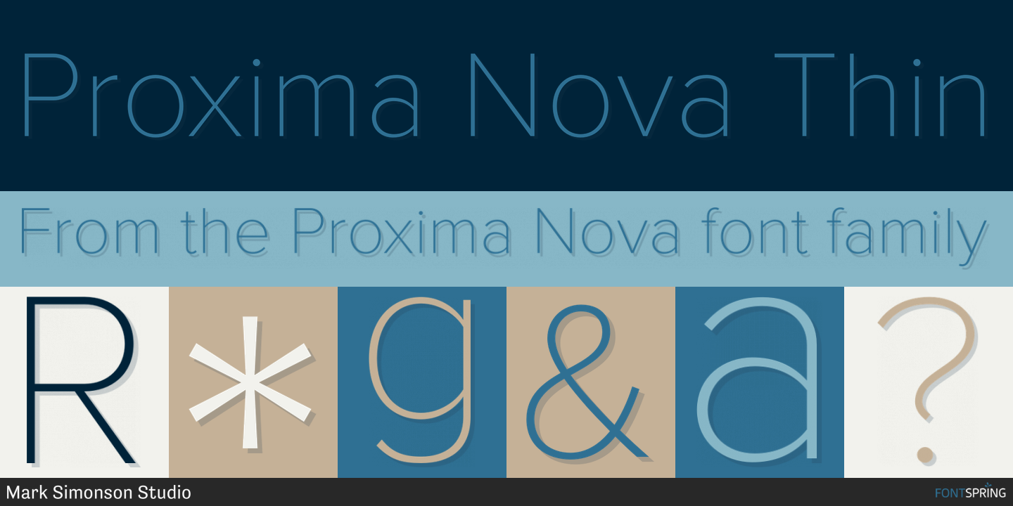 Proxima nova regular free
