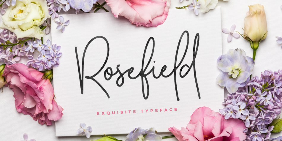 Rosefield Font | Fontspring