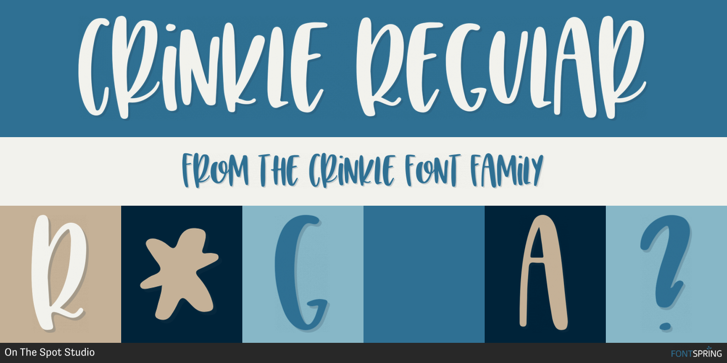 Free Crinkle Script Fonts