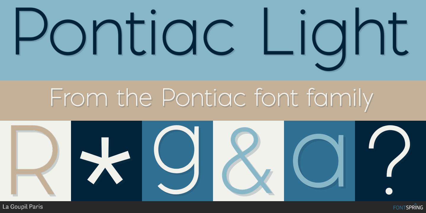 Download Similar Fonts To Pontiac Fontspring