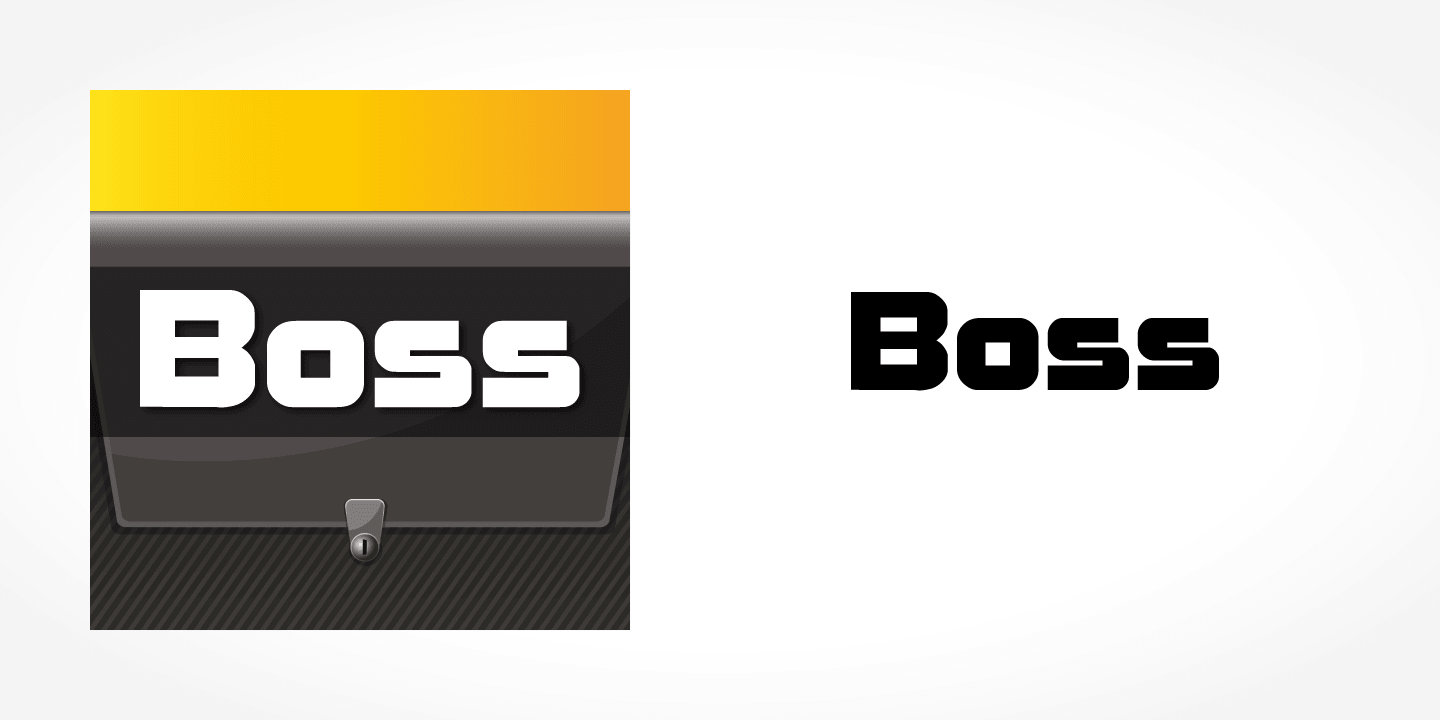 Boss Font | Fontspring