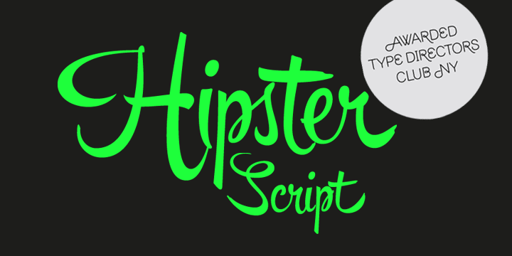 hipster script font free