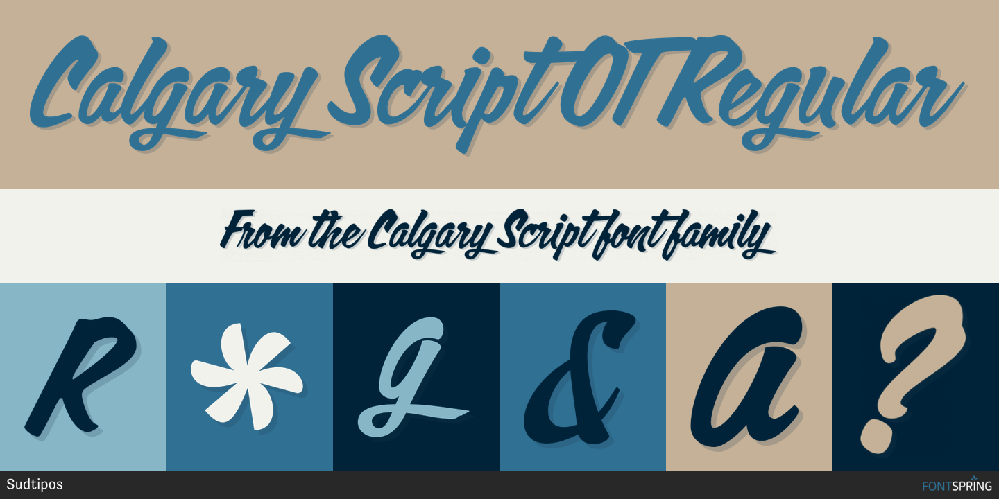 calgary script font free