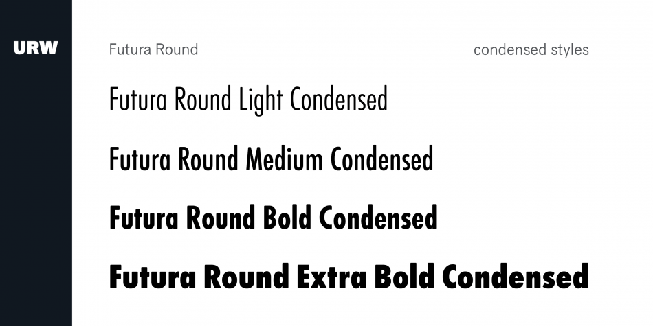 Futura® Round Font | Fontspring